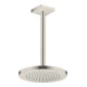 hansgrohe Deckenanschluss 300mm, Edelstahl-Optik, eckig-2