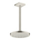 hansgrohe Deckenanschluss 300mm, Edelstahl-Optik, eckig-2