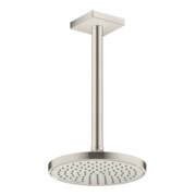 hansgrohe Deckenanschluss 300mm, Edelstahl-Optik, eckig-2