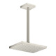 hansgrohe Deckenanschluss 300mm, Edelstahl-Optik, eckig-4