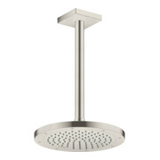 hansgrohe Deckenanschluss 300mm, Edelstahl-Optik, eckig-5