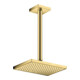hansgrohe Deckenanschluss 300mm, polished gold optic, eckig-2
