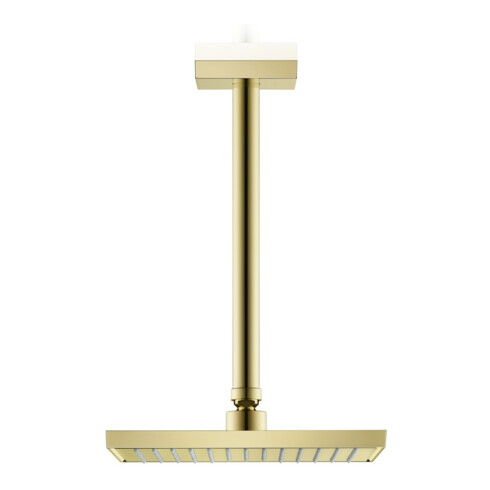 hansgrohe Deckenanschluss 300mm, polished gold optic, eckig