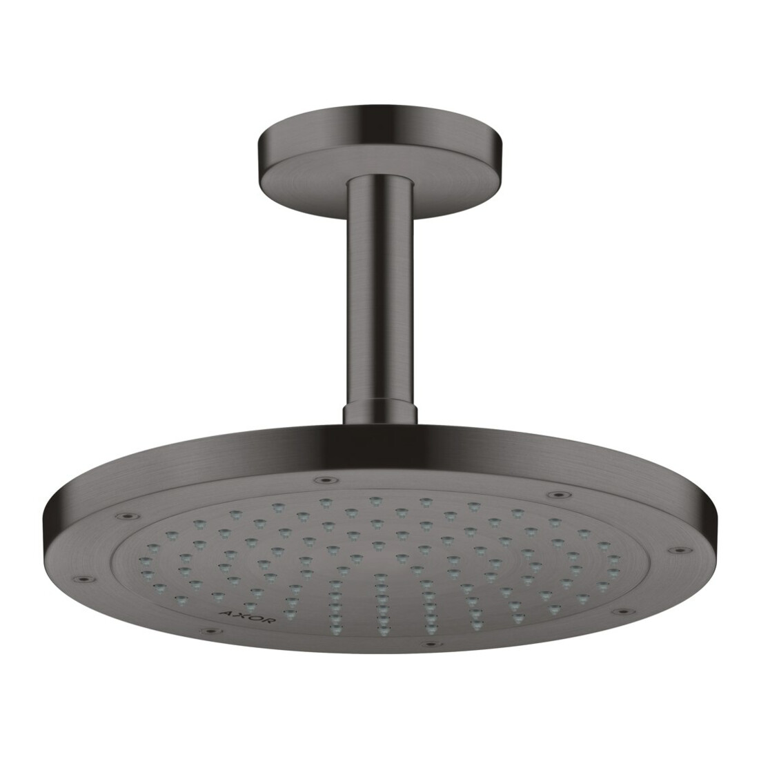 hansgrohe Deckenanschluss Axor 100mm, rund, brushed black chrome
