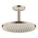 hansgrohe Deckenanschluss Axor 100mm, rund, brushed nickel-5