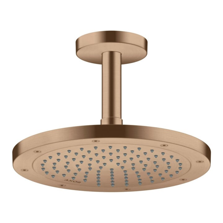 hansgrohe Deckenanschluss Axor 100mm, rund, brushed red gold