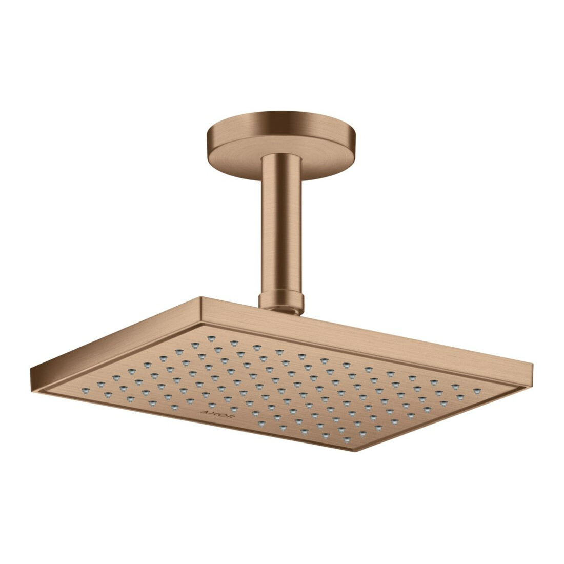 hansgrohe Deckenanschluss Axor 100mm, rund, brushed red gold