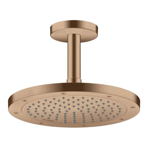 hansgrohe Deckenanschluss Axor 100mm, rund, brushed red gold