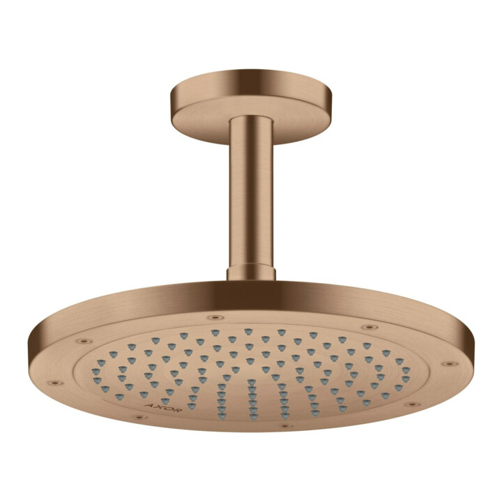 hansgrohe Deckenanschluss Axor 100mm, rund, brushed red gold
