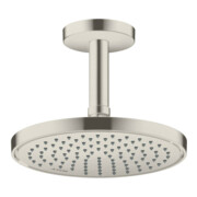 hansgrohe Deckenanschluss Axor 100mm, rund, Edelstahl-Optik-2