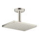 hansgrohe Deckenanschluss Axor 100mm, rund, Edelstahl-Optik-2