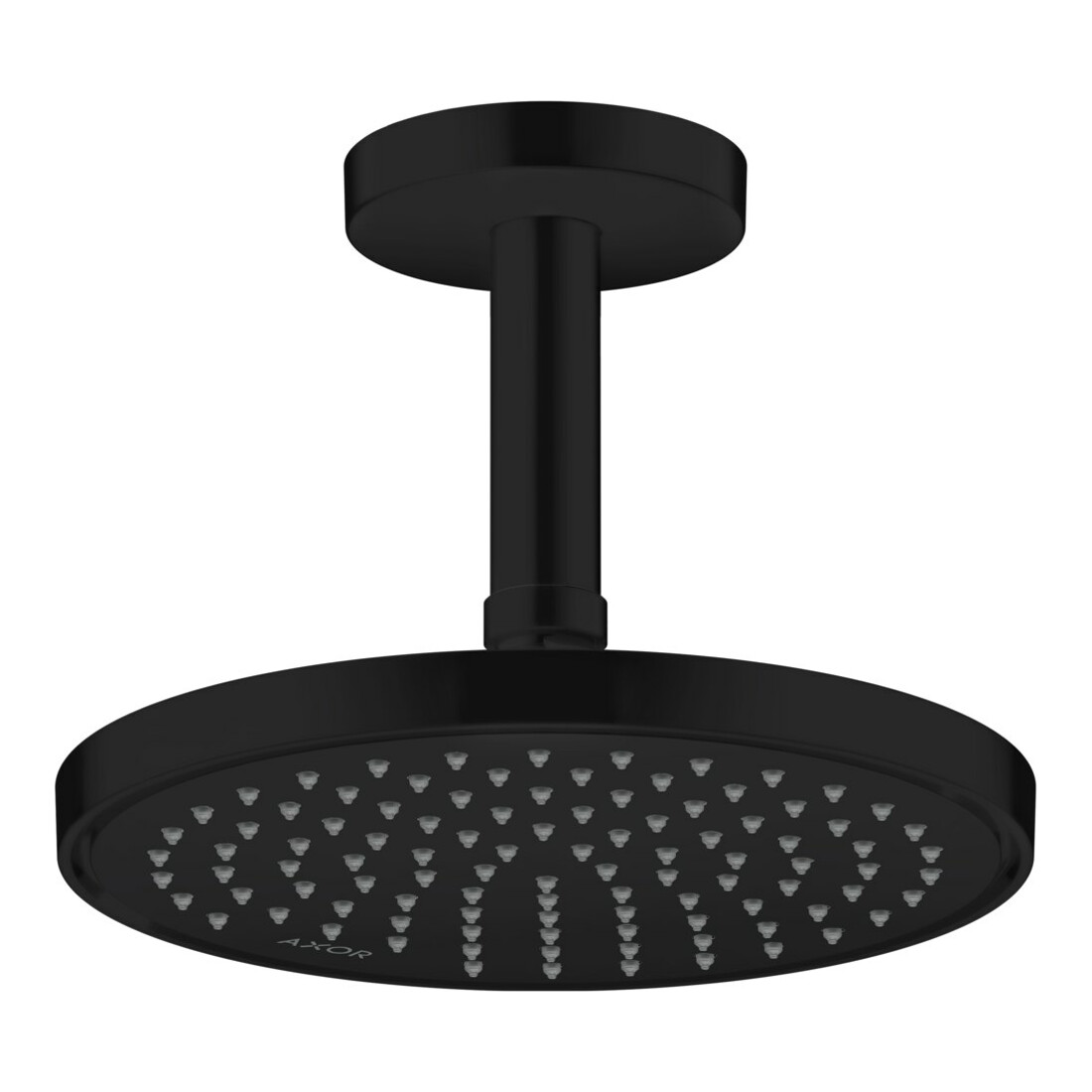 hansgrohe Deckenanschluss Axor 100mm, rund, mattschwarz