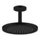 hansgrohe Deckenanschluss Axor 100mm, rund, mattschwarz-4