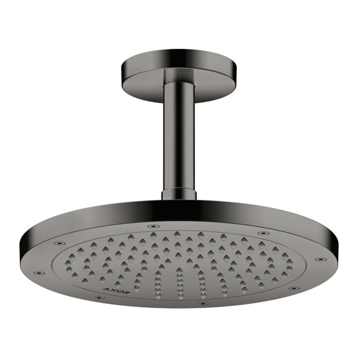 hansgrohe Deckenanschluss Axor 100mm, rund, polished black chrome