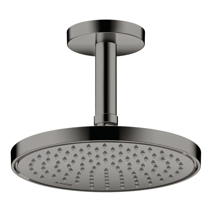 hansgrohe Deckenanschluss Axor 100mm, rund, polished black chrome