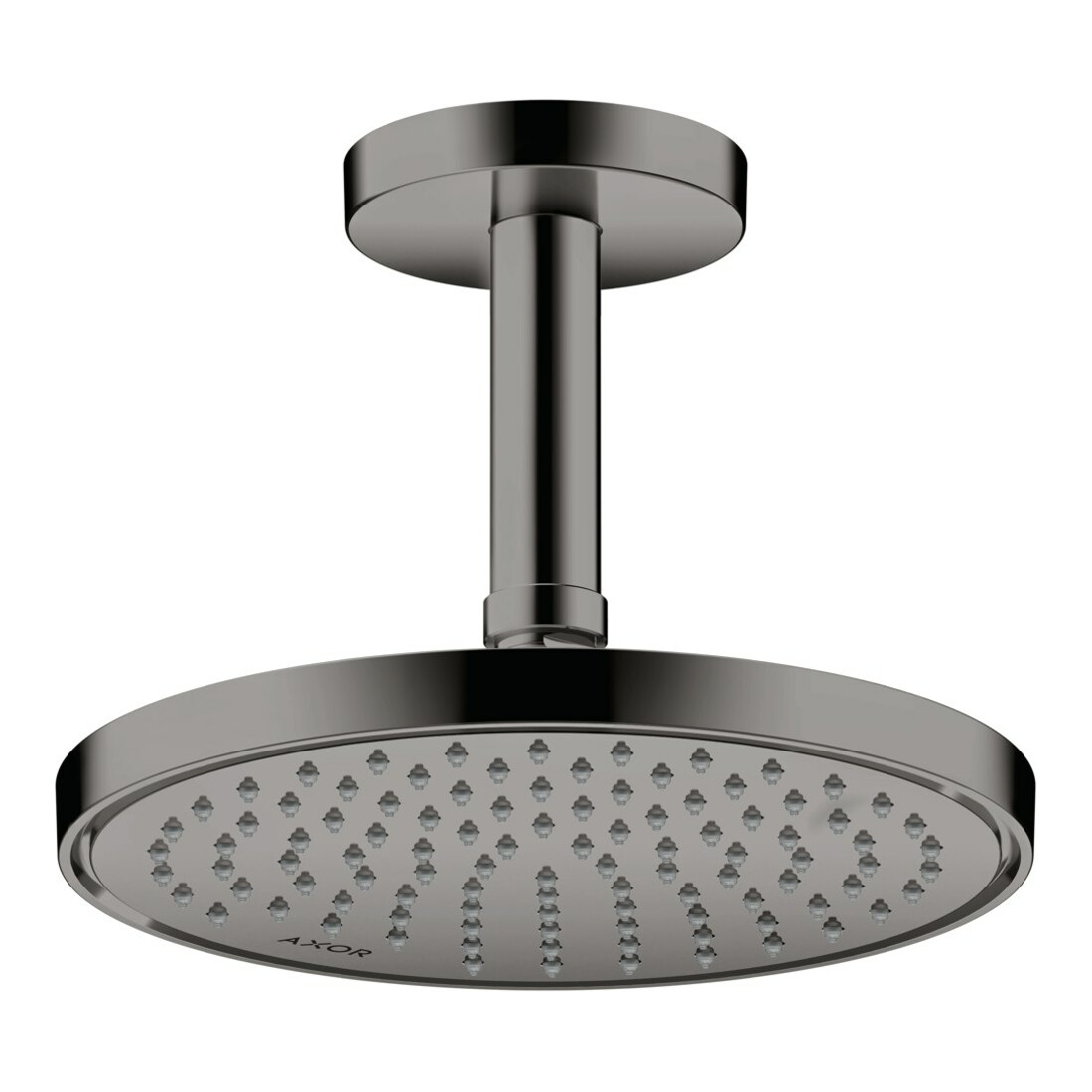 hansgrohe Deckenanschluss Axor 100mm, rund, polished black chrome