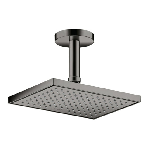 hansgrohe Deckenanschluss Axor 100mm, rund, polished black chrome