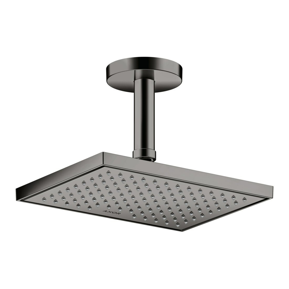 hansgrohe Deckenanschluss Axor 100mm, rund, polished black chrome