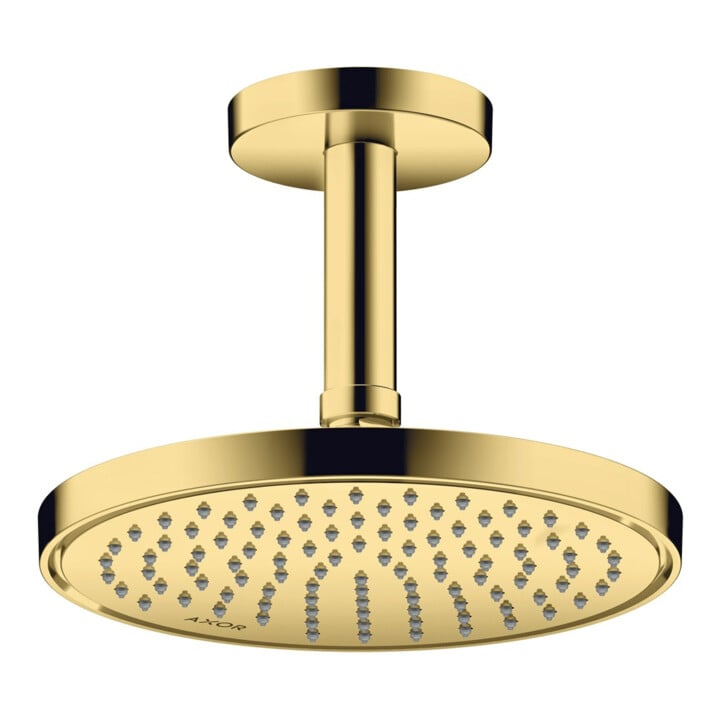 hansgrohe Deckenanschluss Axor 100mm, rund, polished gold optic