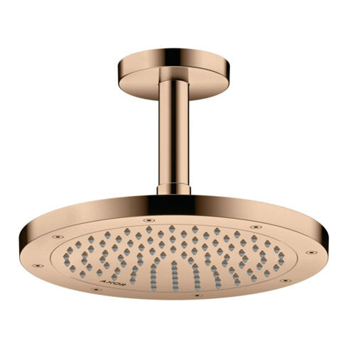 hansgrohe Deckenanschluss Axor 100mm, rund, polished red gold