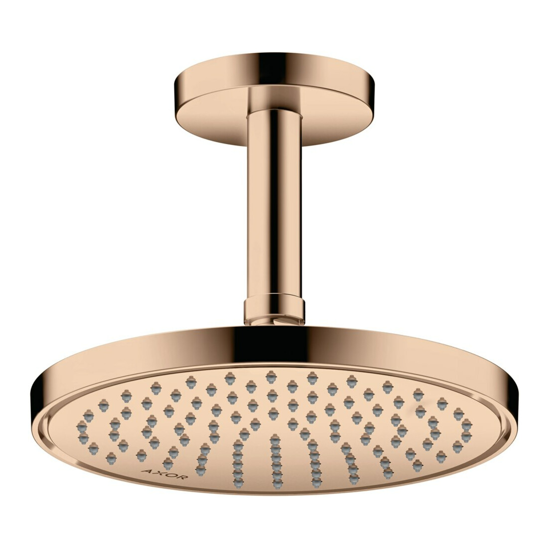 hansgrohe Deckenanschluss Axor 100mm, rund, polished red gold