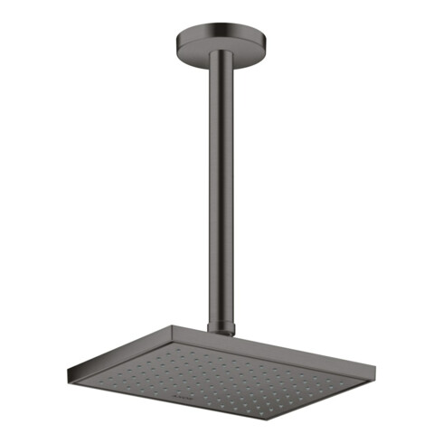 hansgrohe Deckenanschluss Axor 300mm, rund, brushed black chrome