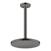 hansgrohe Deckenanschluss Axor 300mm, rund, brushed black chrome-4