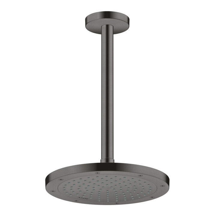 hansgrohe Deckenanschluss Axor 300mm, rund, brushed black chrome