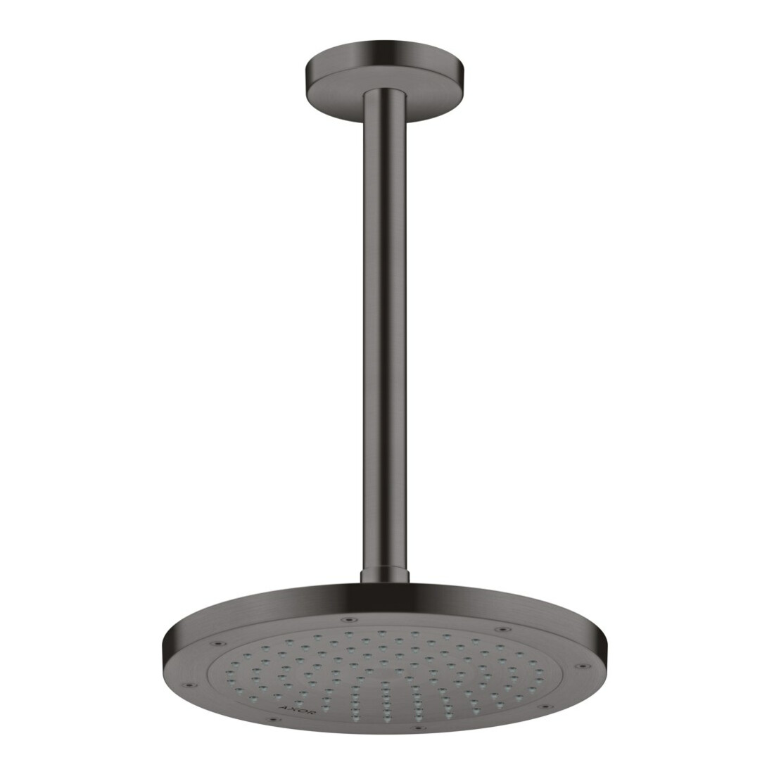 hansgrohe Deckenanschluss Axor 300mm, rund, brushed black chrome