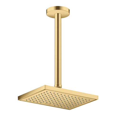 hansgrohe Deckenanschluss Axor 300mm, rund, brushed gold optic
