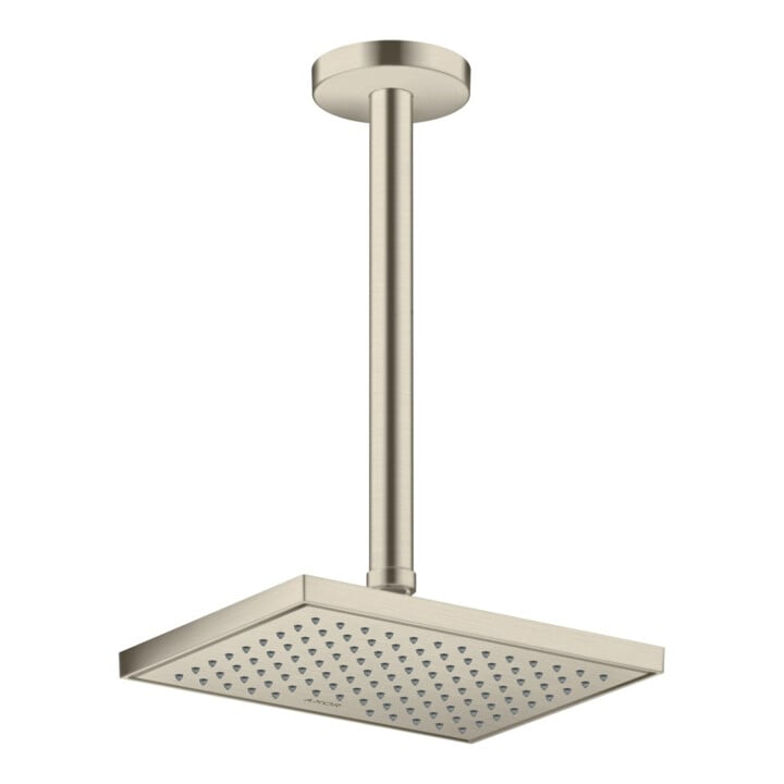 hansgrohe Deckenanschluss Axor 300mm, rund, brushed nickel