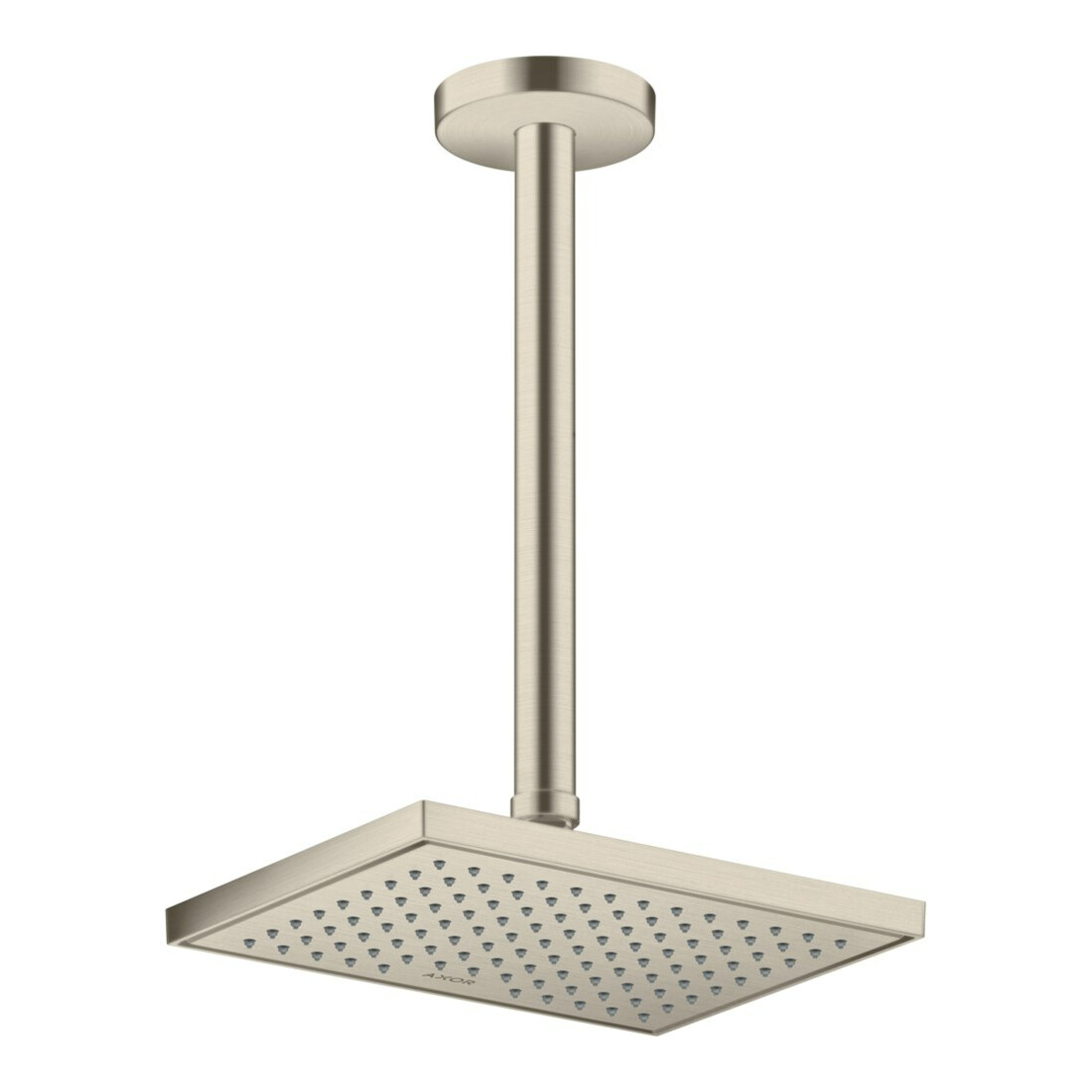 hansgrohe Deckenanschluss Axor 300mm, rund, brushed nickel