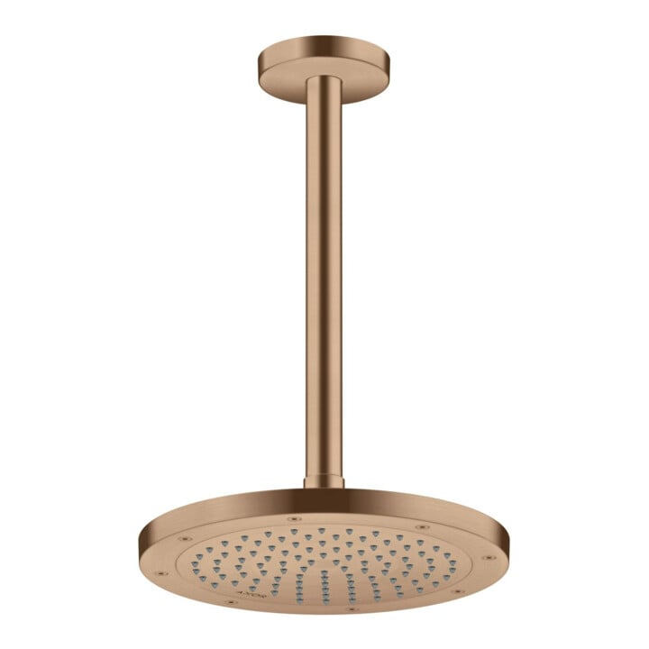 hansgrohe Deckenanschluss Axor 300mm, rund, brushed red gold