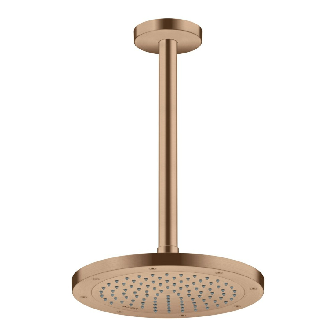 hansgrohe Deckenanschluss Axor 300mm, rund, brushed red gold