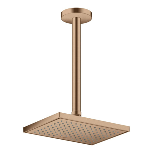 hansgrohe Deckenanschluss Axor 300mm, rund, brushed red gold