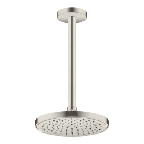 hansgrohe Deckenanschluss Axor 300mm, rund, Edelstahl-Optik