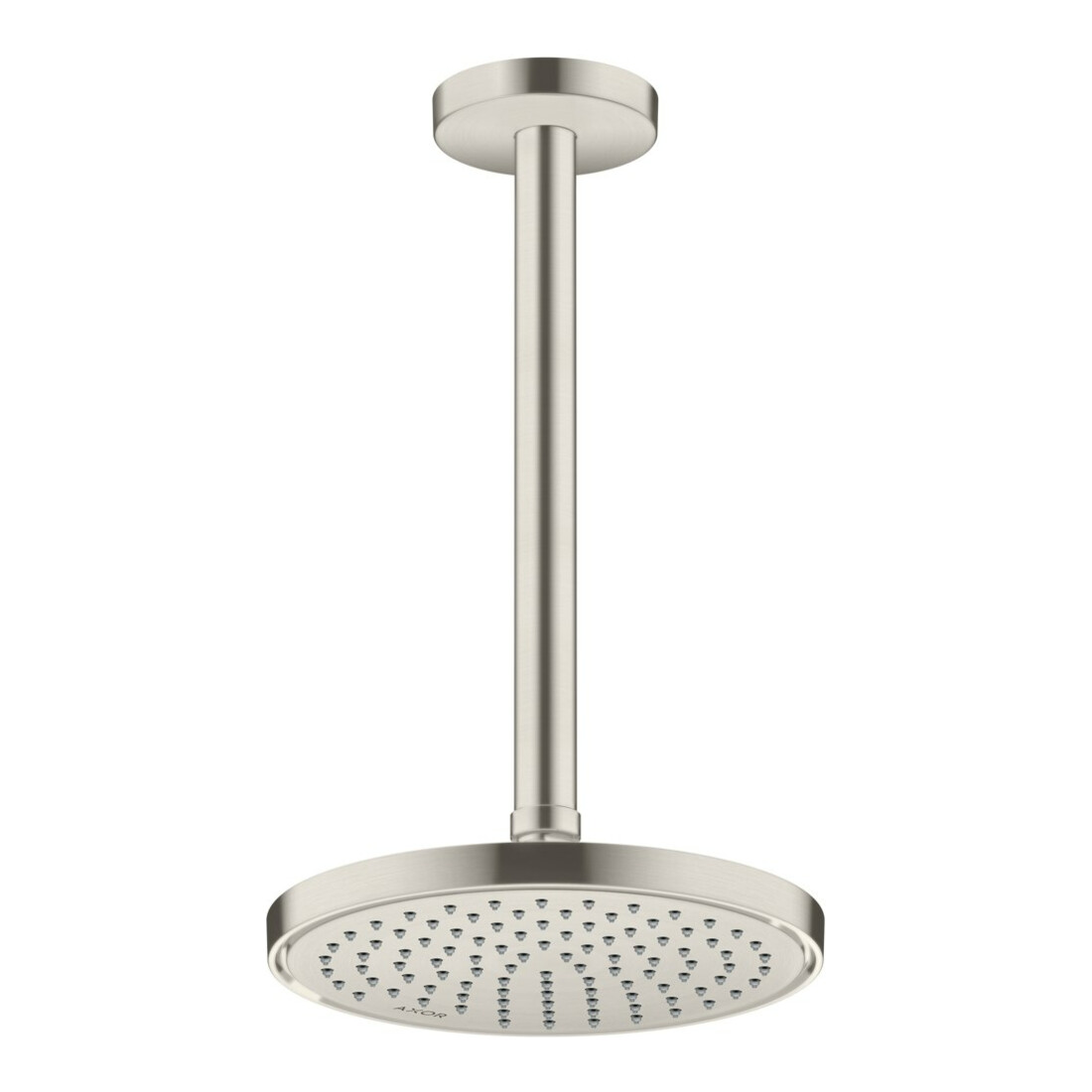 hansgrohe Deckenanschluss Axor 300mm, rund, Edelstahl-Optik