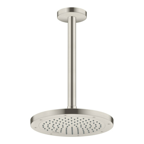 hansgrohe Deckenanschluss Axor 300mm, rund, Edelstahl-Optik