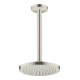hansgrohe Deckenanschluss Axor 300mm, rund, Edelstahl-Optik-5
