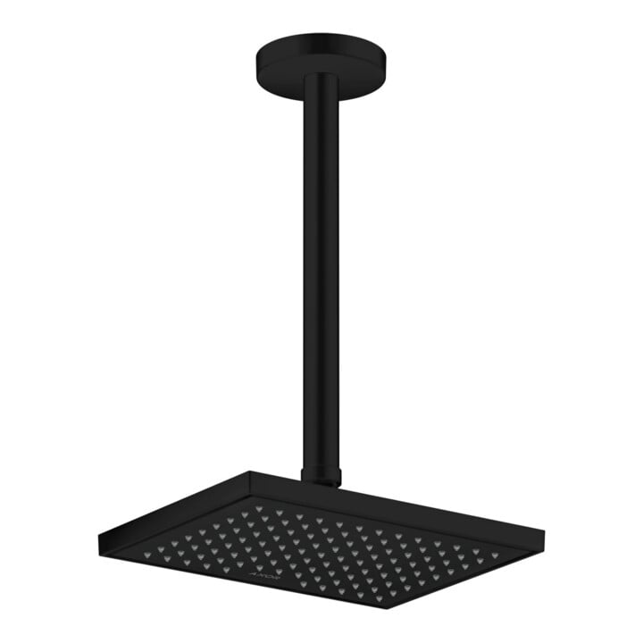 hansgrohe Deckenanschluss Axor 300mm, rund, mattschwarz