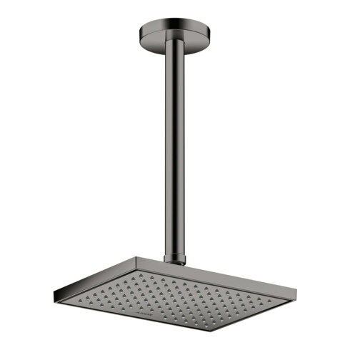 hansgrohe Deckenanschluss Axor 300mm, rund, polished black chrome
