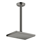 hansgrohe Deckenanschluss Axor 300mm, rund, polished black chrome-2