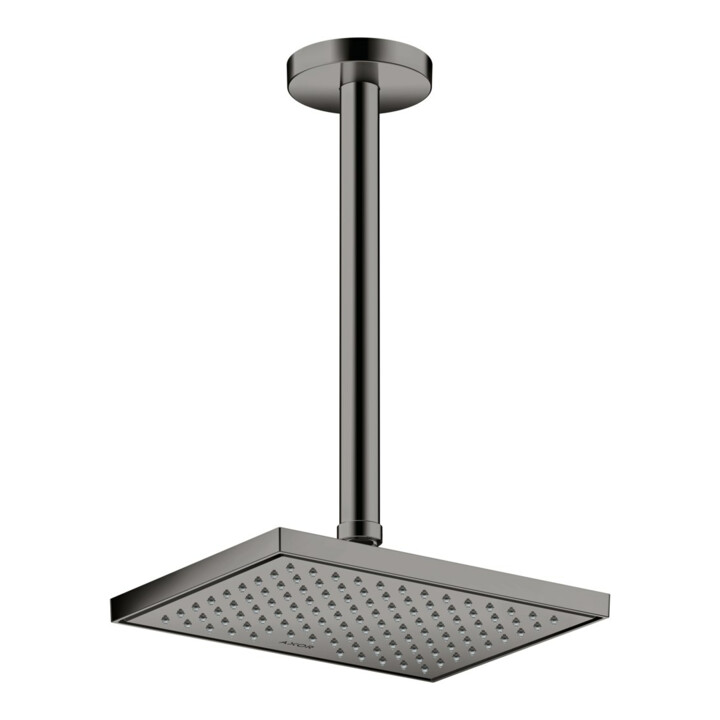 hansgrohe Deckenanschluss Axor 300mm, rund, polished black chrome