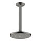 hansgrohe Deckenanschluss Axor 300mm, rund, polished black chrome