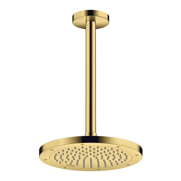 hansgrohe Deckenanschluss Axor 300mm, rund, polished gold optic