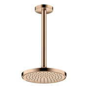hansgrohe Deckenanschluss Axor 300mm, rund, polished red gold-2