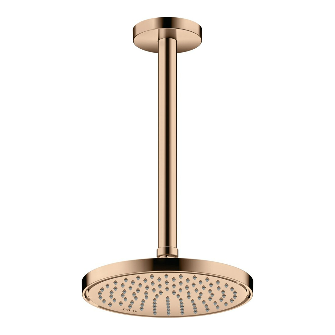 hansgrohe Deckenanschluss Axor 300mm, rund, polished red gold