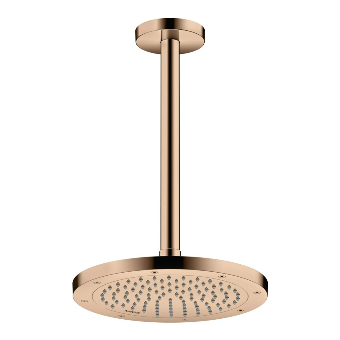 hansgrohe Deckenanschluss Axor 300mm, rund, polished red gold