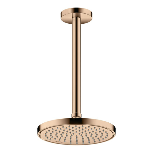 hansgrohe Deckenanschluss Axor 300mm, rund, polished red gold