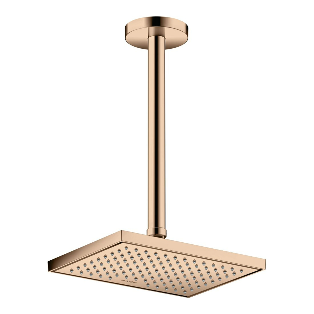 hansgrohe Deckenanschluss Axor 300mm, rund, polished red gold